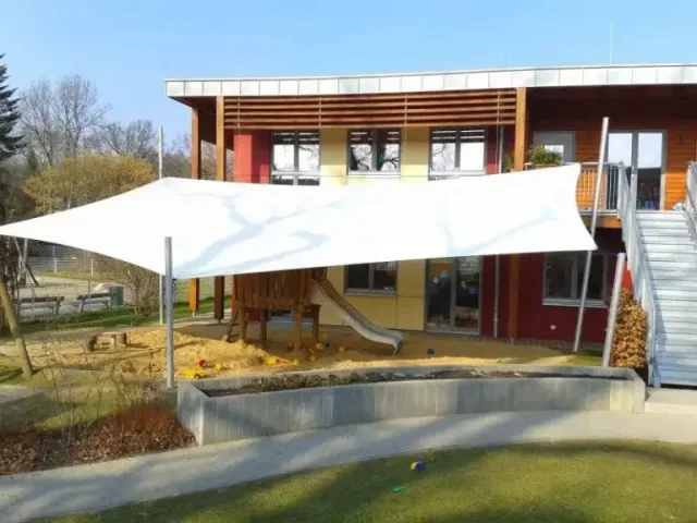Sonnensegel Kita Kindergarten Schule Spielplatz Sonnenschutz
