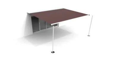 Aufrollbares Sonnensegel für Terrasse