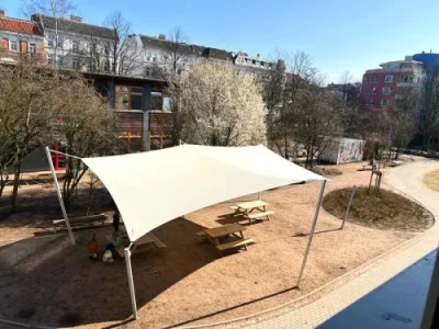 Sonnensegel Gastronomie Terrasse