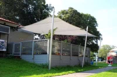 Sonnensegel Gastronomie Terrasse