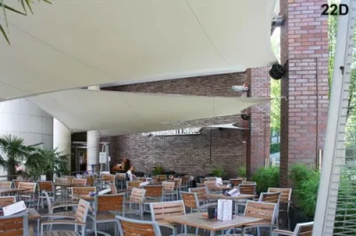 Sonnensegel Gastronomie Terrasse