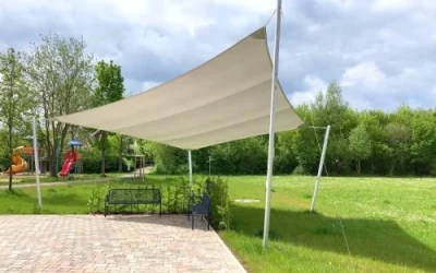 Sonnensegel für Gastronomie Terrasse
