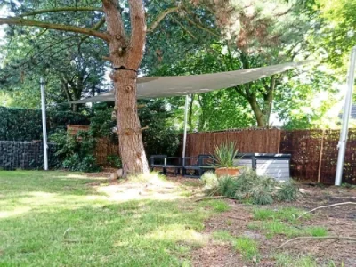 Modernes Sonnensegel Garten